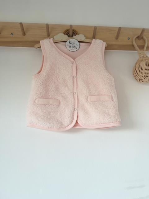 Pudra Pembe Bebek Çocuk Yelek Welsoft Peluş