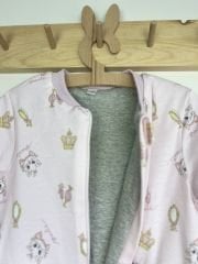 Marle Pembe Kedi Pamuklu Bacaklı 2.5 tog Çocuk Uyku Tulumu