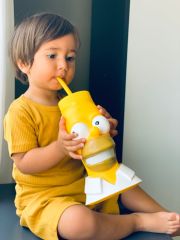Fitilli Şortlu Modal Takım Hardal