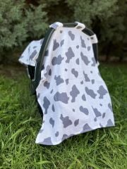 Puset Üstü  Cow Organik Müslin Örtü