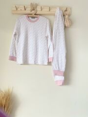 Puanlı Yıldızlı Pijama Takımı