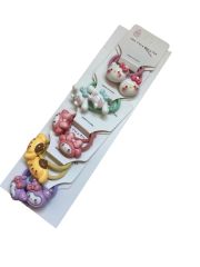 Hello Kitty Kuromi MY Melody  Pochacco Cinnemarol Lastikli 10'lu Toka Seti