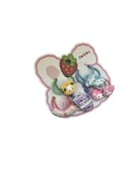 Hello Kitty Kuromi MY Melody  Pochacco Cinnemarol Lastikli Toka Seti  10'LU