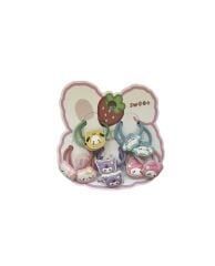 Hello Kitty Kuromi MY Melody  Pochacco Cinnemarol Lastikli Toka Seti  10'LU