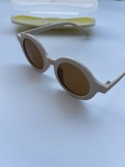 Krem İskandinav Çocuk Gözlük 2-8 Yaş