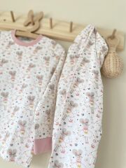 Balerin Mouse Pijama Takımı 5-6 Yaş