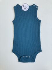 Petrol Askılı Fitilli Modal Çıtçıtlı Body