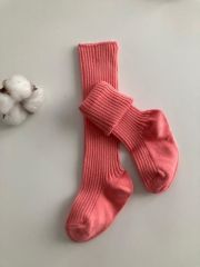 Şeker Pembe Fitilli Dizaltı Çorap