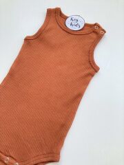 Kiremit Askılı Fitilli Modal Çıtçıtlı Body
