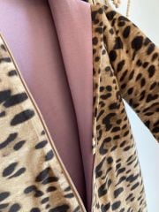 Leopar Desenli Modal Kumaş Uyku Tulumu