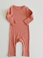 Şeker Pembe Fitilli Modal Uzun Tulum