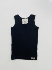 Termal Askılı Siyah Çocuk Atlet İçlik 12 YAŞ