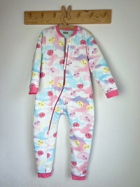 Dream Smile Pembe Pamuklu Bacaklı 8/10/12 Yaş Büyük Beden 2.5 tog Kız Çocuk Uyku Tulumu