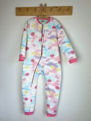 Dream Smile Pembe Pamuklu Bacaklı 8/10/12 Yaş Büyük Beden 2.5 tog Kız Çocuk Uyku Tulumu