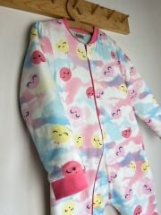Dream Smile Pembe Pamuklu Bacaklı 8/10/12 Yaş Büyük Beden 2.5 tog Kız Çocuk Uyku Tulumu