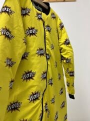 WOW Sarı Yeni Erkek Çocuk Uyku Tulumu Pamuklu Bacaklı 10/12/14 Yaş Büyük Beden 2.5 tog Kışlık Kalın