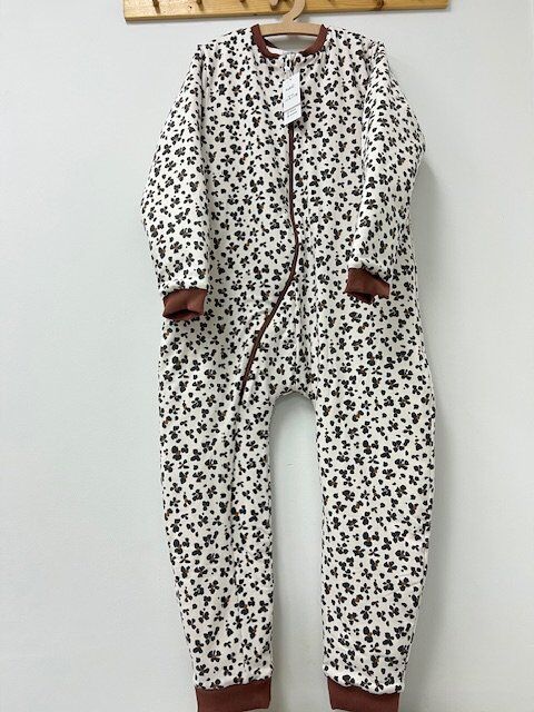 LEOPAR Yeni Kız Çocuk Uyku Tulumu Pamuklu Bacaklı 10/12/14 Yaş Büyük Beden 2.5 tog Kışlık Kalın