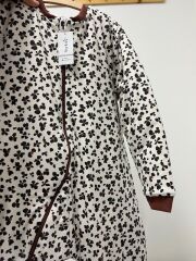 LEOPAR Yeni Kız Çocuk Uyku Tulumu Pamuklu Bacaklı 10/12/14 Yaş Büyük Beden 2.5 tog Kışlık Kalın