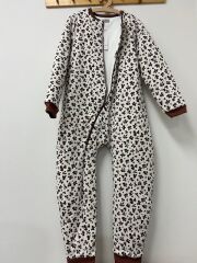 LEOPAR Yeni Kız Çocuk Uyku Tulumu Pamuklu Bacaklı 10/12/14 Yaş Büyük Beden 2.5 tog Kışlık Kalın