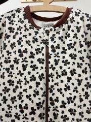 LEOPAR Yeni Kız Çocuk Uyku Tulumu Pamuklu Bacaklı 10/12/14 Yaş Büyük Beden 2.5 tog Kışlık Kalın