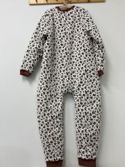 LEOPAR Yeni Kız Çocuk Uyku Tulumu Pamuklu Bacaklı 10/12/14 Yaş Büyük Beden 2.5 tog Kışlık Kalın