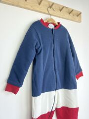 Kırmızı Beyaz Lacivert Pamuklu Bacaklı 2.5 Tog Çocuk Uyku Tulumu