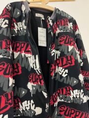 Çocuk Uyku Tulumu Gri Kırmızı NYC Pamuklu Bacaklı 10/12/14 Yaş Büyük Beden 2.5 tog Kışlık Kalın Erkek