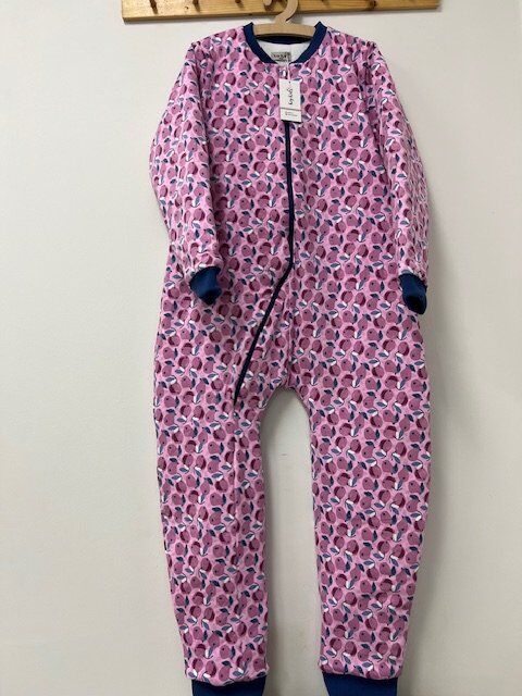 Pembe Pear Yeni Kız Çocuk Uyku Tulumu Pamuklu Bacaklı 10/12/14 Yaş Büyük Beden 2.5 tog Kışlık Kalın