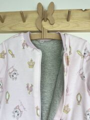 2-10 Yaş Marle Pembe Kedi Pamuklu Bacaklı 2.5 tog Çocuk Uyku Tulumu