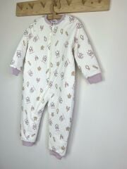 Marle Beyaz Kedi Pamuklu Bacaklı 2.5 tog Çocuk Uyku Tulumu