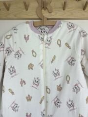 Marle Beyaz Kedi Pamuklu Bacaklı 2.5 tog Çocuk Uyku Tulumu