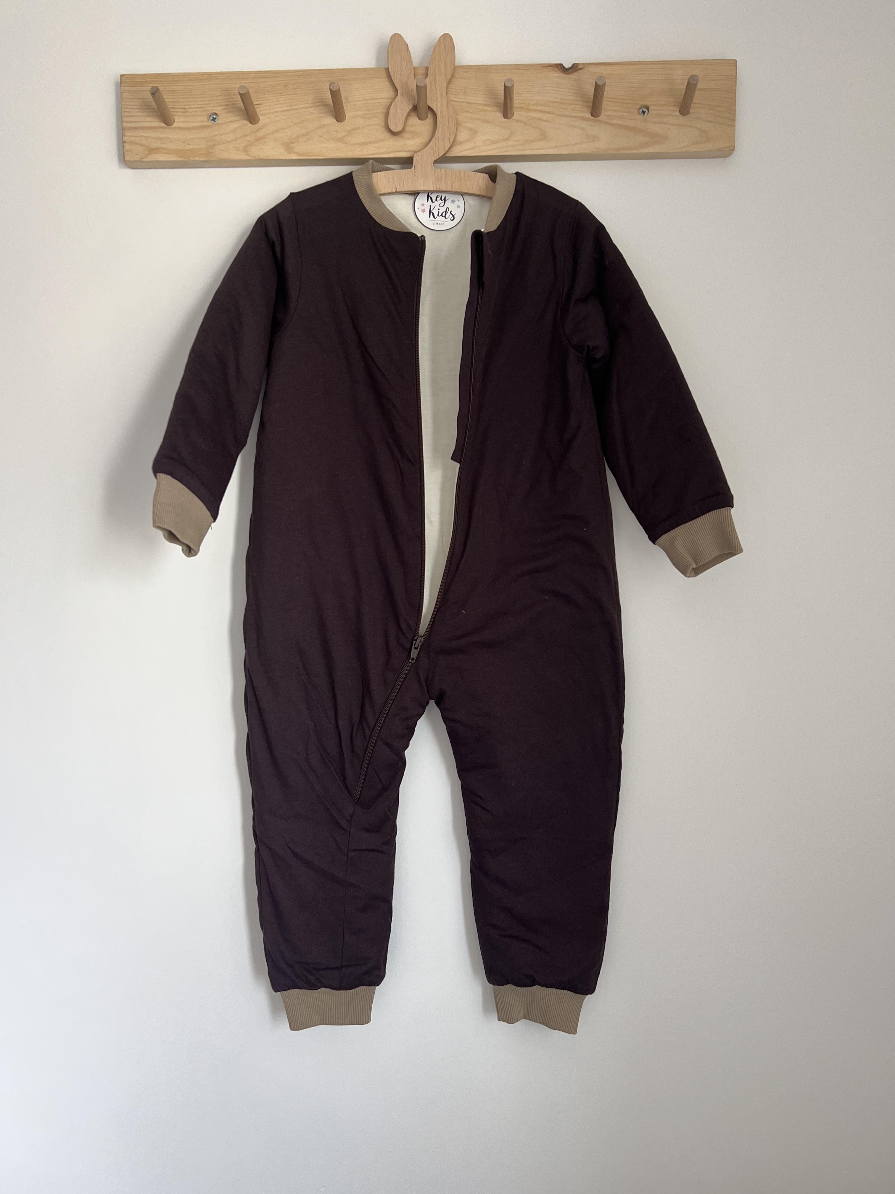 Kahverengi Pamuklu Bacaklı 2.5 Tog Çocuk Uyku Tulumu